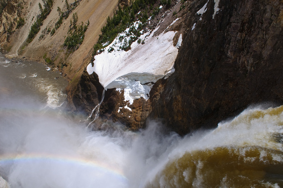 Brink of the Lower Yellowstone Falls